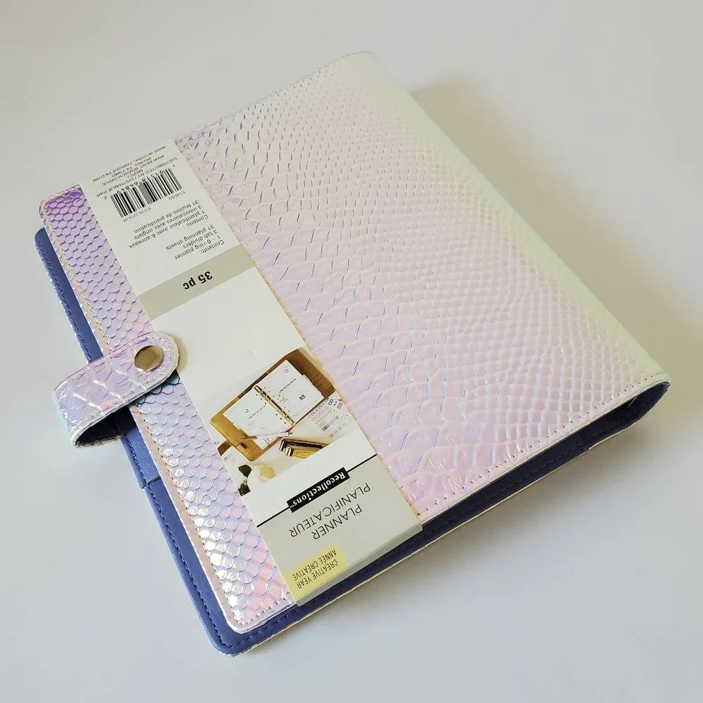 Iridescent Snakeskin Planner